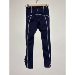 Free People Movement Women Size XS Navy Blue You're A Peach 7/8 Leggings